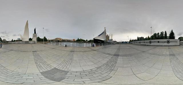 One of the squares in Kaliningrad