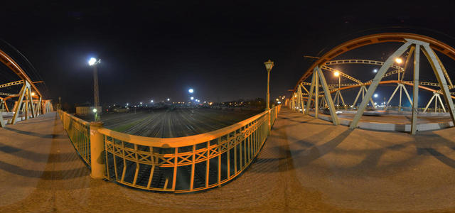The bridge in Kievskaya street