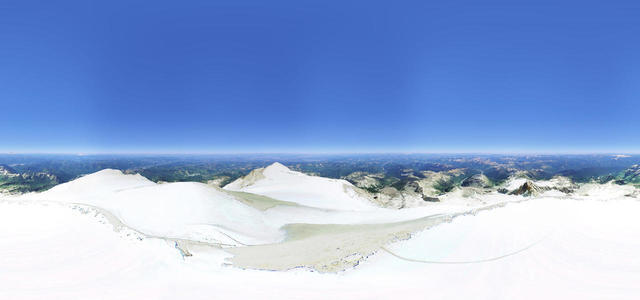 Top of mount rainier