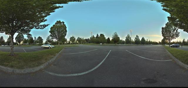 In the evening at the Celebration Park