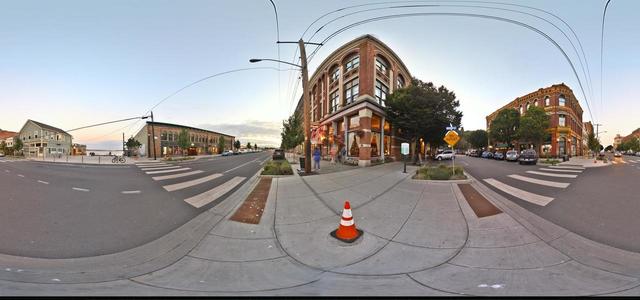 At the crossroads of Water Street and Tyler Street - Port Townsend, Washington