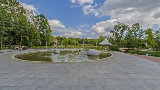 New park in Olsztyn, Poland