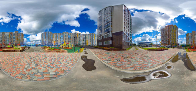 Pedestrian area railway ABC