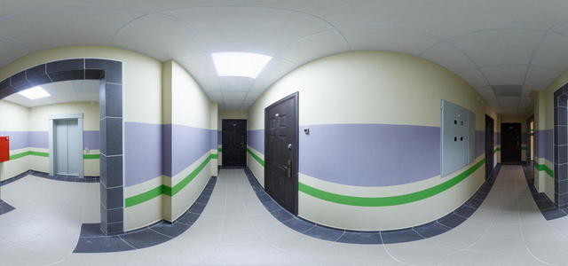 Top floor. In the corridor