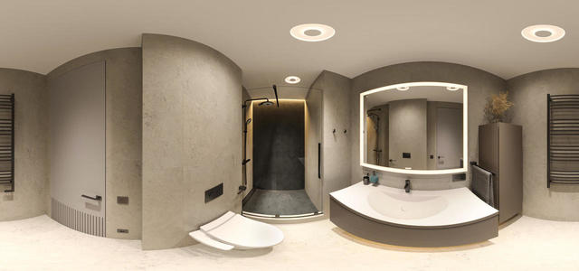 Second floor Shower panorama