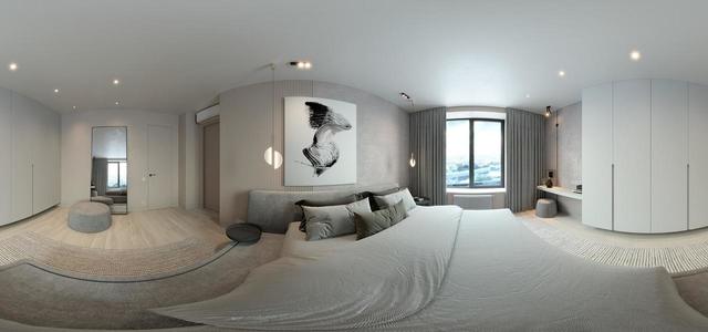 Bedroom Panorama 02