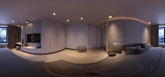Bedroom Panorama 01