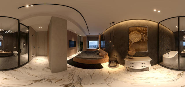 Panorama bedroom CShading LightMix