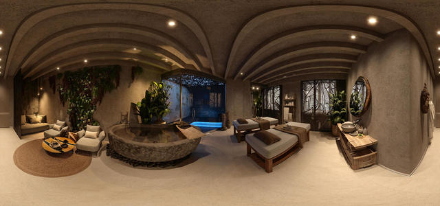 Office for two 2 Panorama