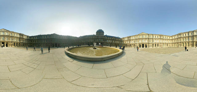The Louvre. Patio