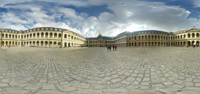 Inner courtyard of the Palace of invalids