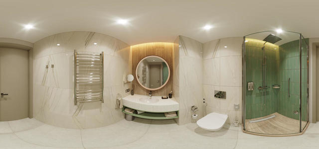 Лоо, Гостиница LOO Resort by Wyndham Garden (г. Сочи) Санузел, Литер А, Тип 5, Вид 3