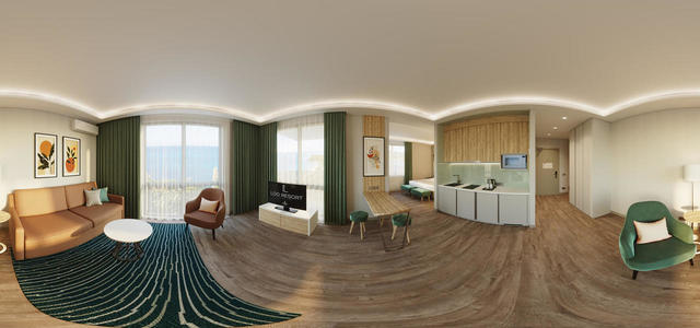 Лоо, Гостиница LOO Resort by Wyndham Garden (г. Сочи) Литер А, Тип 5, Вид 2