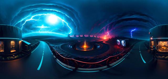 realistic wormhole singularity thunderstorm conо