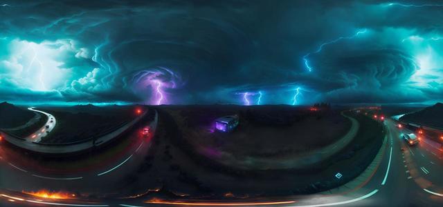 realistic thunderstorm concept art illustration669