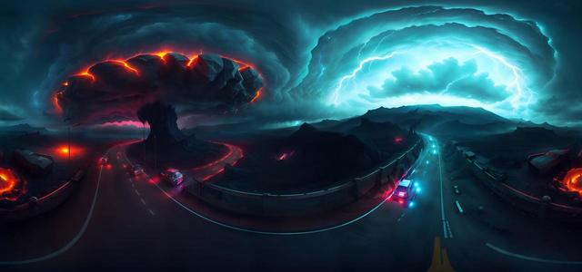 realistic atmospheric thunderstorm concept art44