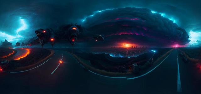 realistic atmospheric thunderstorm concept