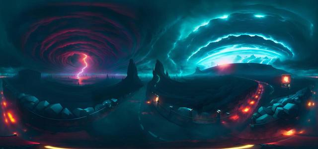 realistic atmospheric thunderstorm concept art457