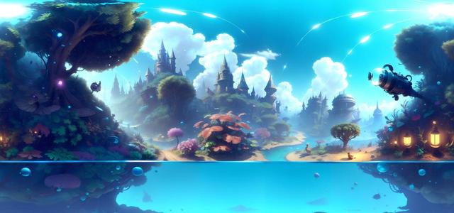 modern computer animation underwater squirrel oh