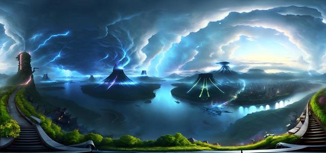 realistic concept art shelfcloud  thunderstorm 5