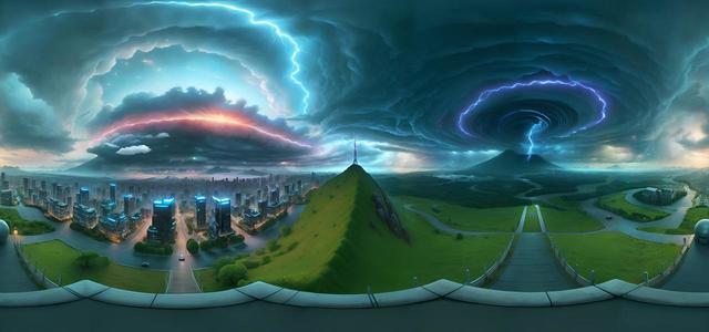 realistic concept art shelfcloud  thunderstorm 44