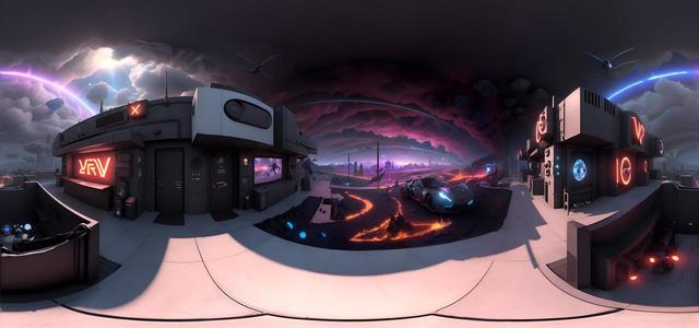 modern computer animation art station concept art0з