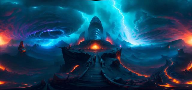 scenic fantasy art drawing concept art illustra99