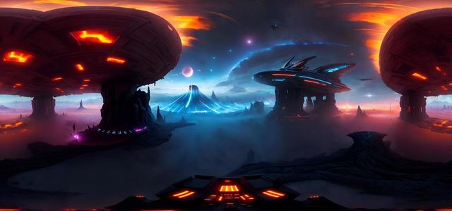 scenic art station concept art illustration hig77