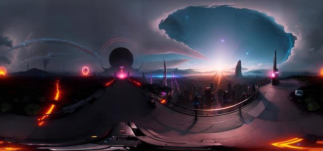 scenic art station concept art illustration hig6
