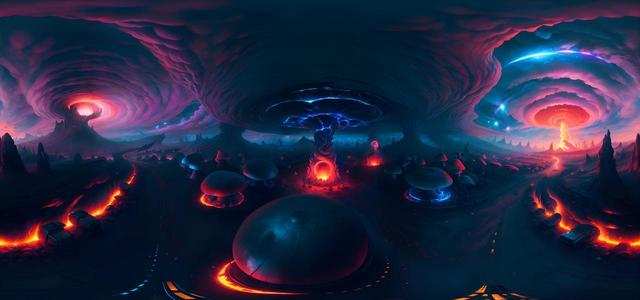advanced no style mushroom art station illustration