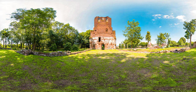 Post 800 Brandenburg church tower Pano1 GOOD