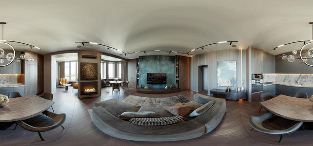 Kitchen-living room