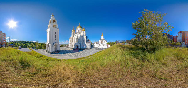 View of the cathedral from the hillock