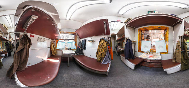 Railway car of the 1980s.