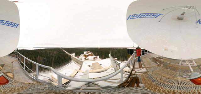 At the antenna