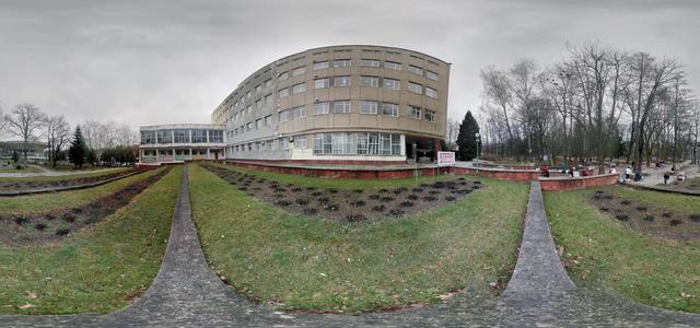 вид при выходе с лечебницы