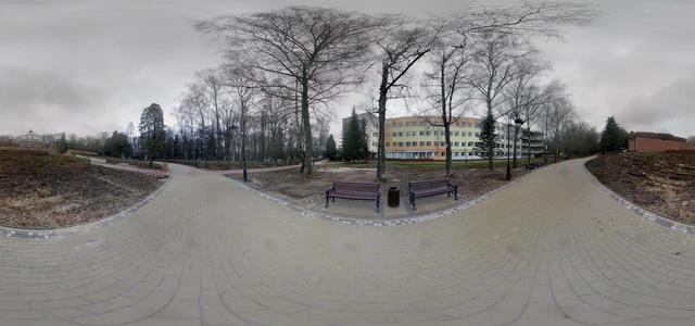 walkway in the park
