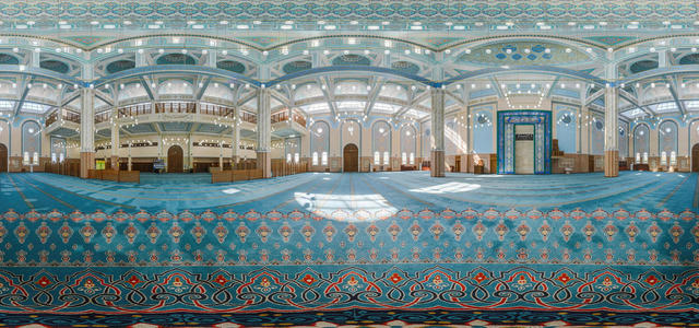 Nur Astana mosque inside