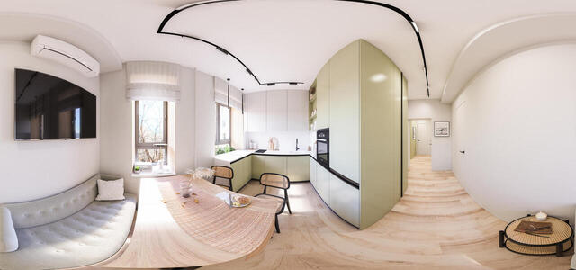 KITCHEN-LIVING ROOM