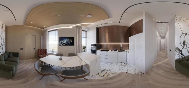 Moscow - apartment interior design 90 sqm