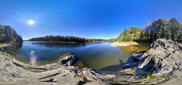 bank of the Biya river, Kebezen village