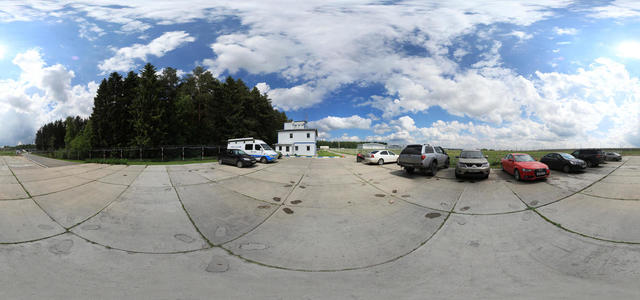 Parking by the house