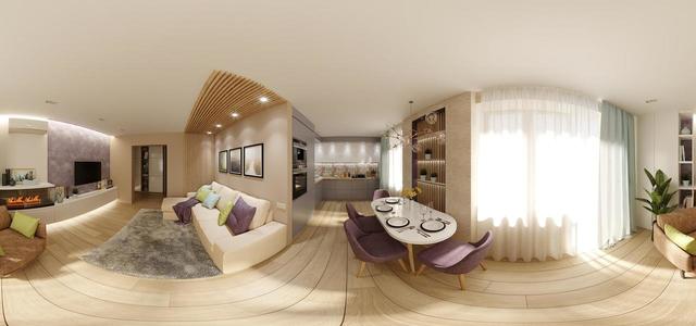 kitchen-living room