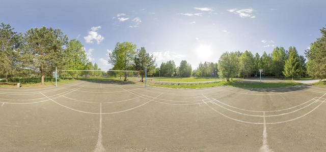 Volleyball field