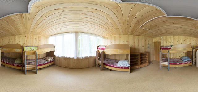 Room in the river building