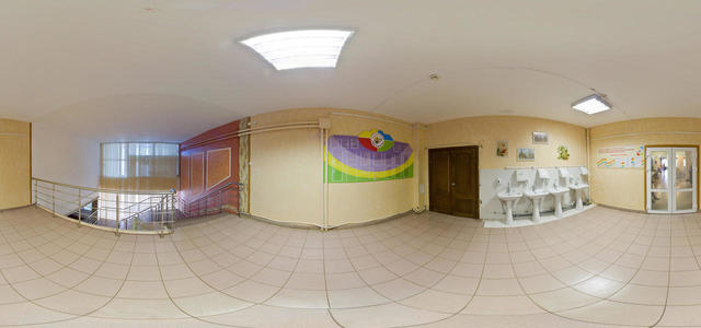 Hall on the second floor of the main building