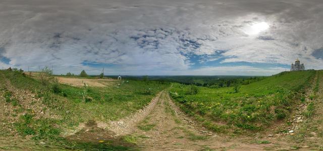 Дорога к Белогорскому монастырю из Быма 