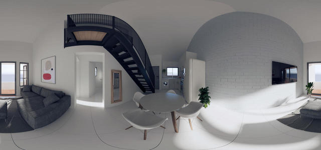 Arbour Arch Unit 5 Lounge Panorama