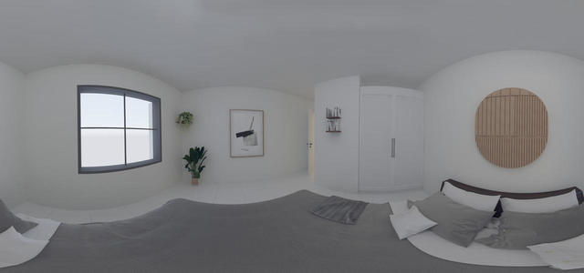 AA Unit 1 - Bedroom 1 Panorama