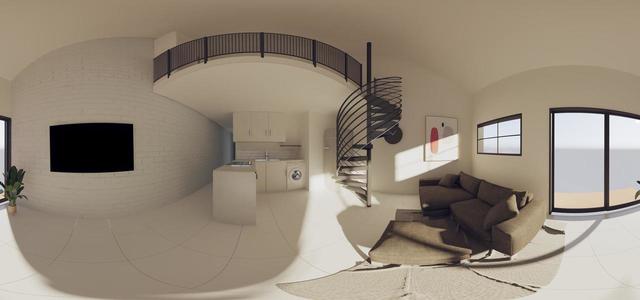 AA Unit 9 Living Space Panorama
